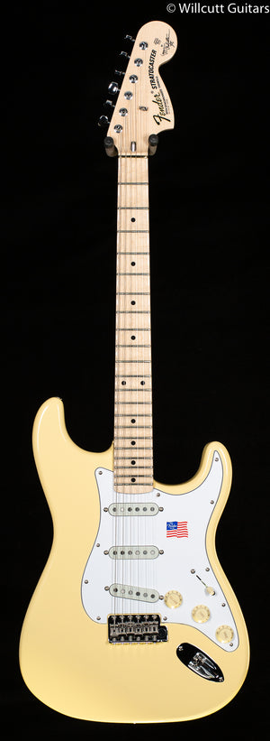 Fender Yngwie Malmsteen Stratocaster, Scalloped Maple Fingerboard, Vintage White (709)
