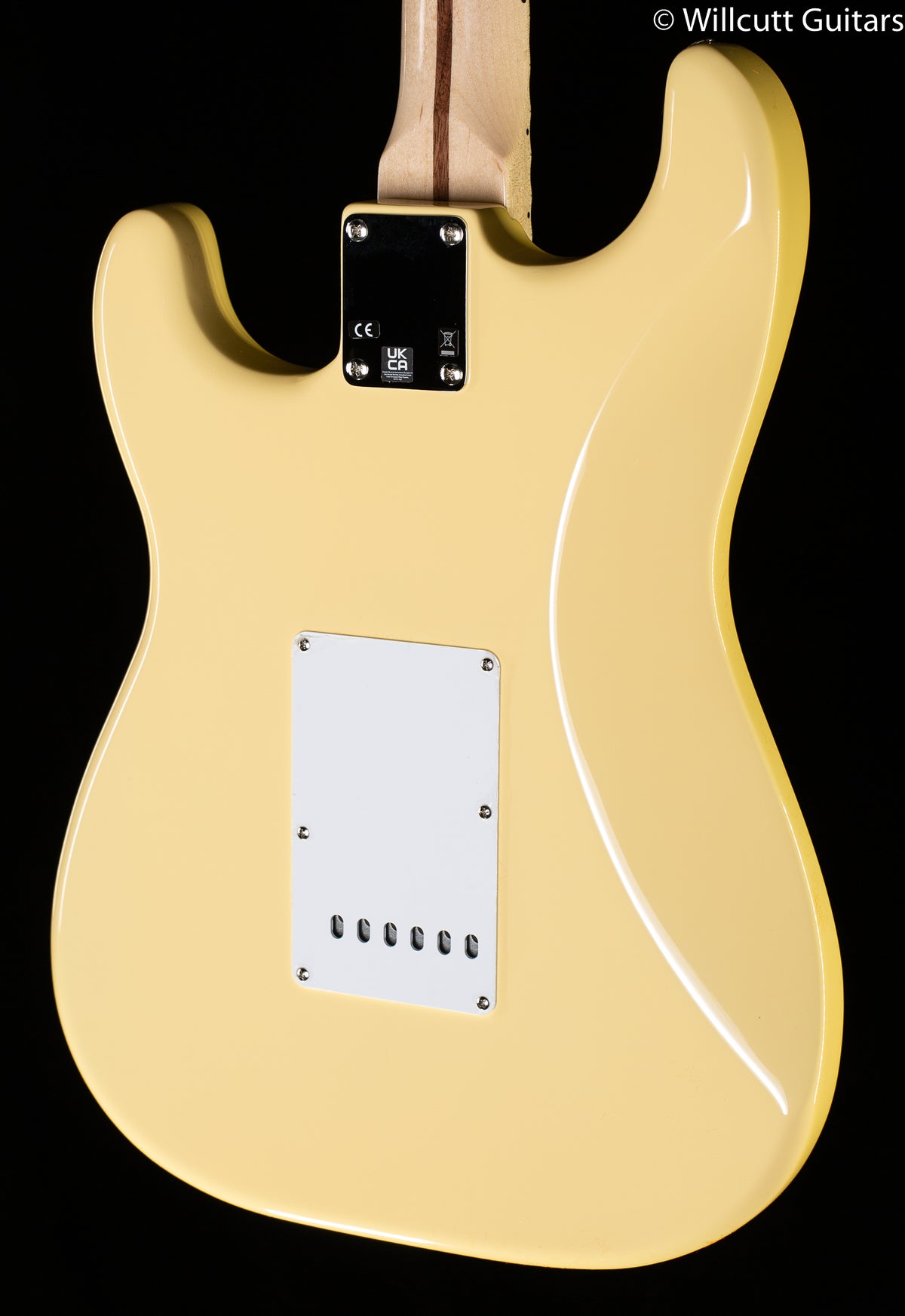 Fender Yngwie Malmsteen Stratocaster, Scalloped Maple Fingerboard, Vintage White (709)