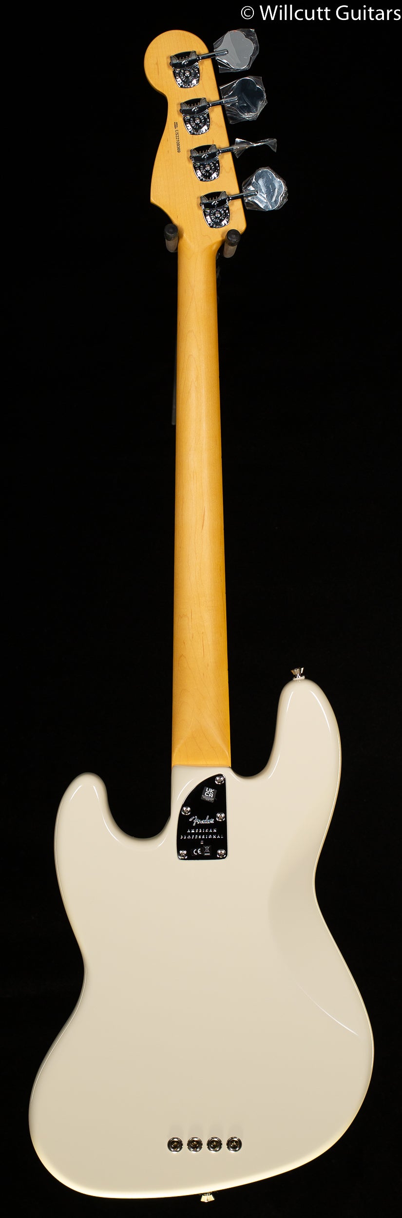 Fender American Professional II Jazz Bass Maple Fingerboard Olympic White (369)