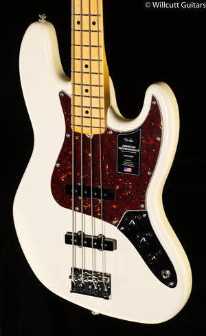 Fender American Professional II Jazz Bass Maple Fingerboard Olympic White (369)