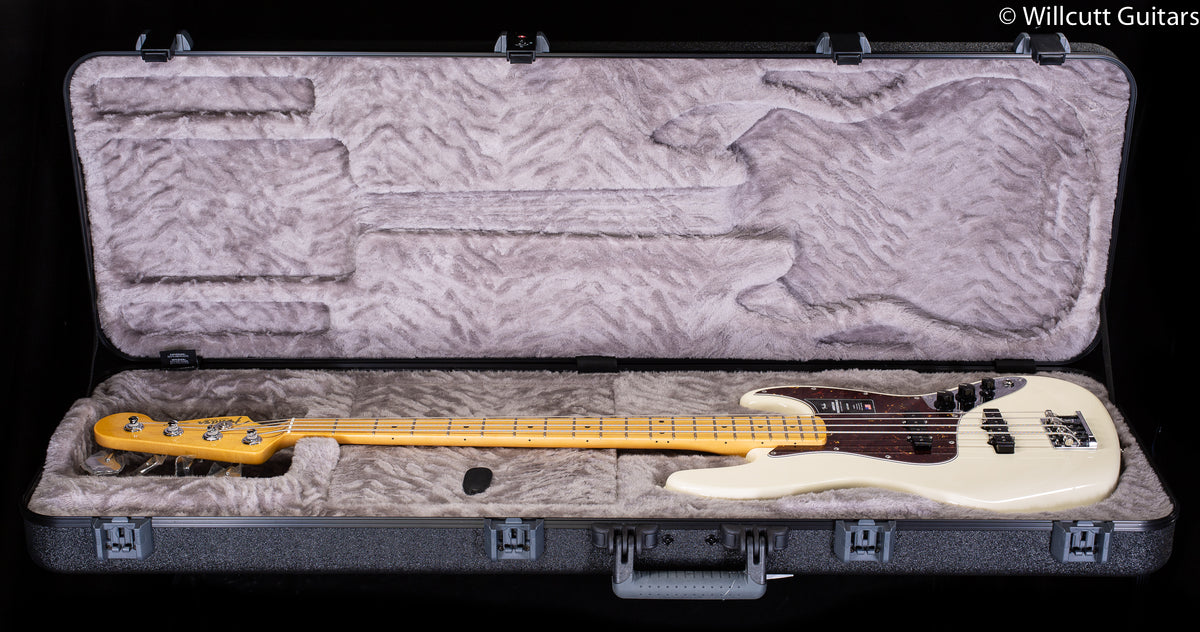 Fender American Professional II Jazz Bass Maple Fingerboard Olympic White (369)