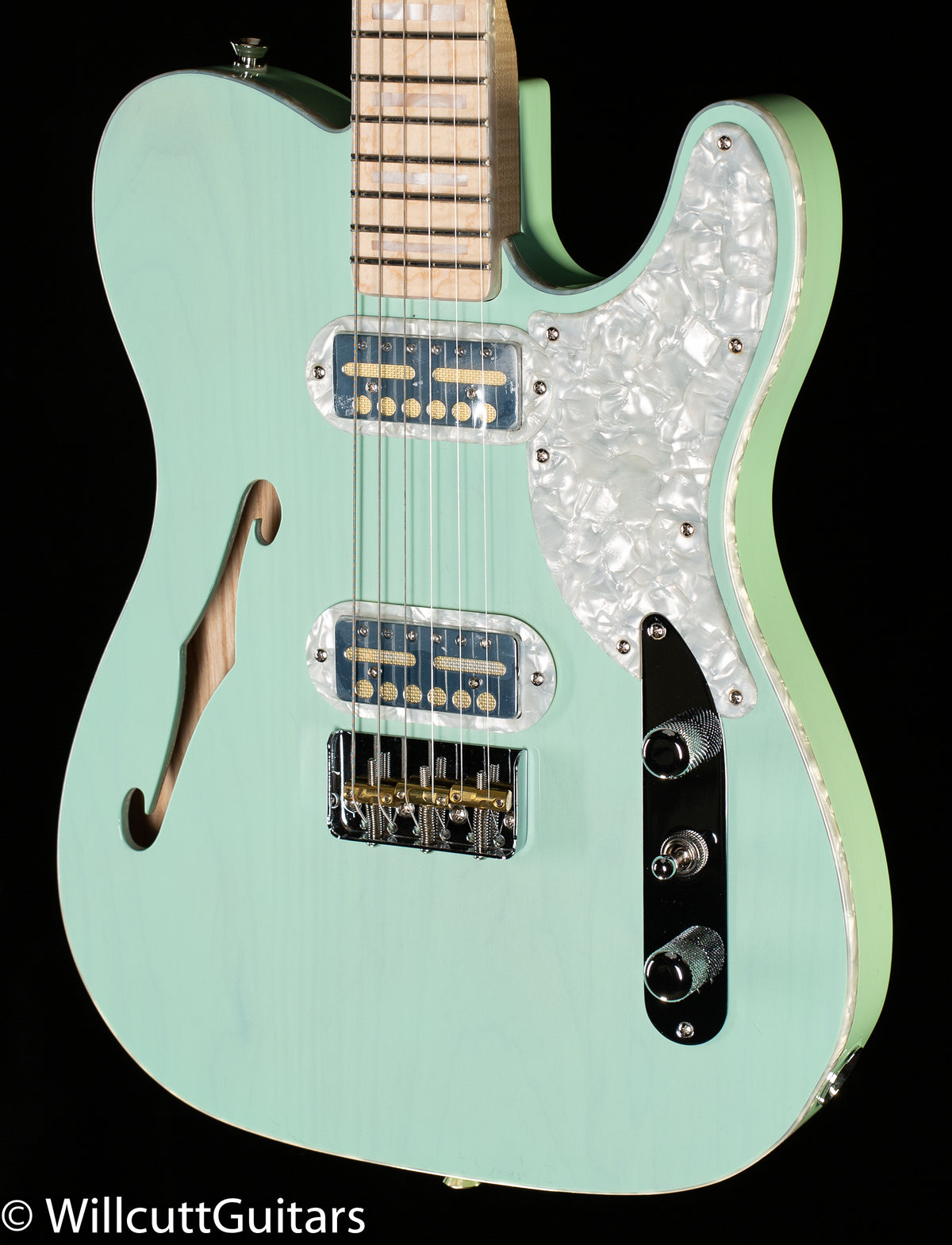 Fender Parallel Universe II Tele Magico, Maple Fingerboard, Transparent Surf Green (922)