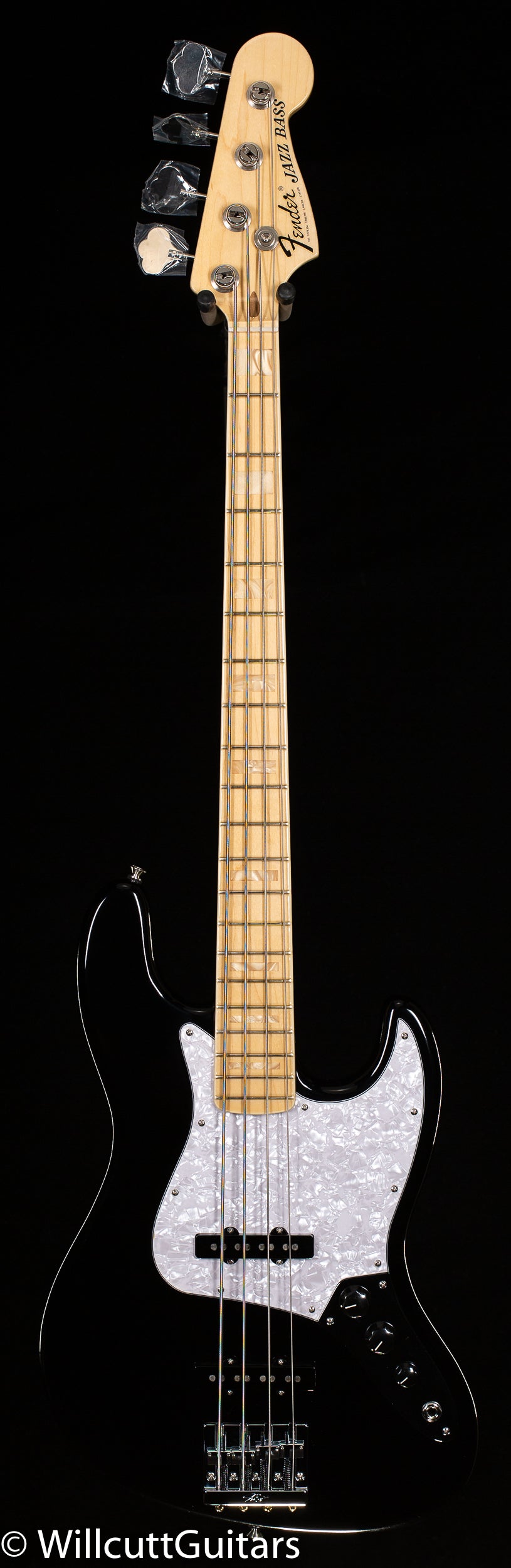Fender U.S.A. Geddy Lee Jazz Bass Maple Fingerboard Black (108)