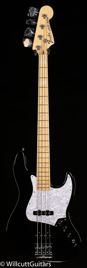 Fender U.S.A. Geddy Lee Jazz Bass Maple Fingerboard Black (108)
