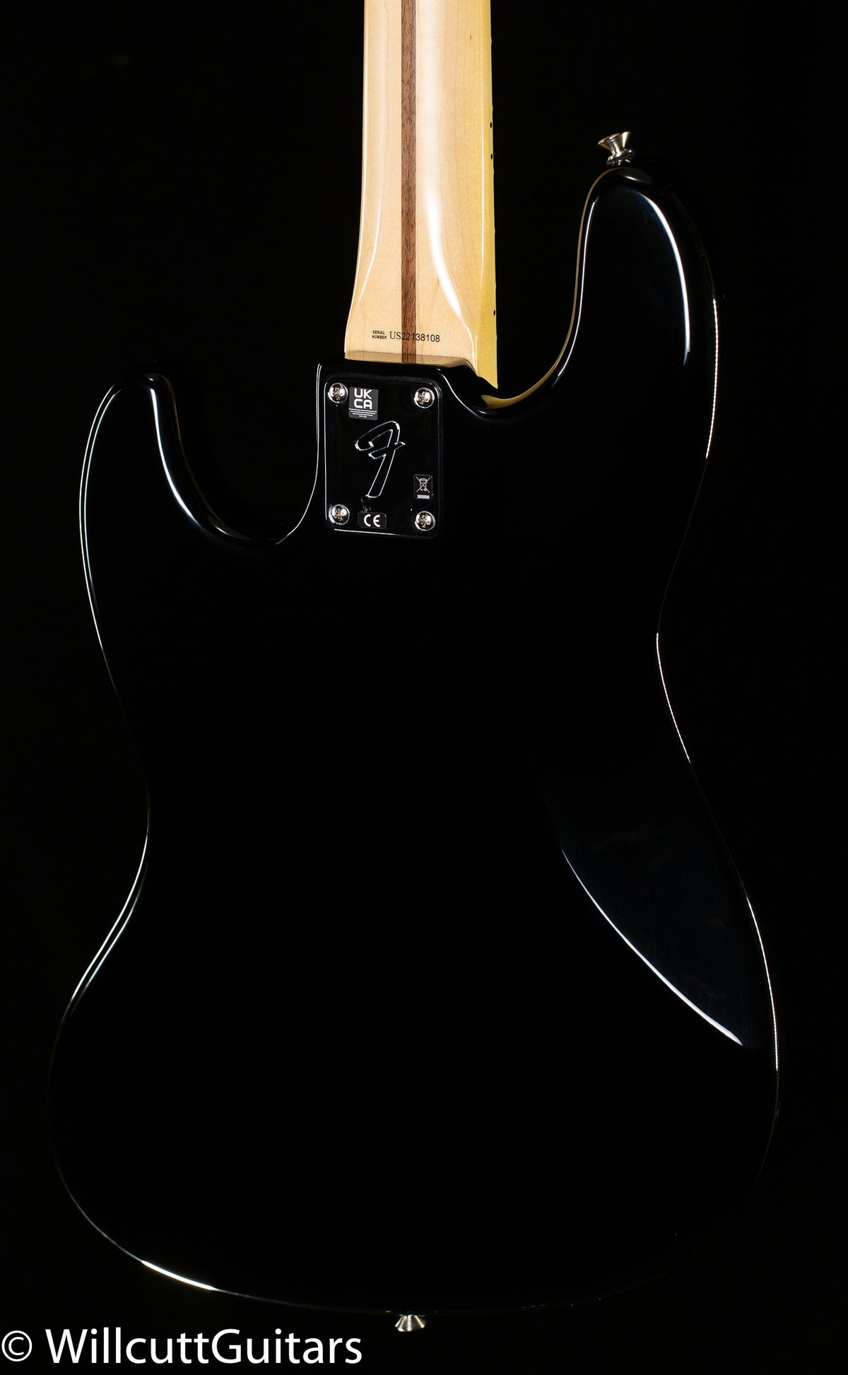 Fender U.S.A. Geddy Lee Jazz Bass Maple Fingerboard Black (108)