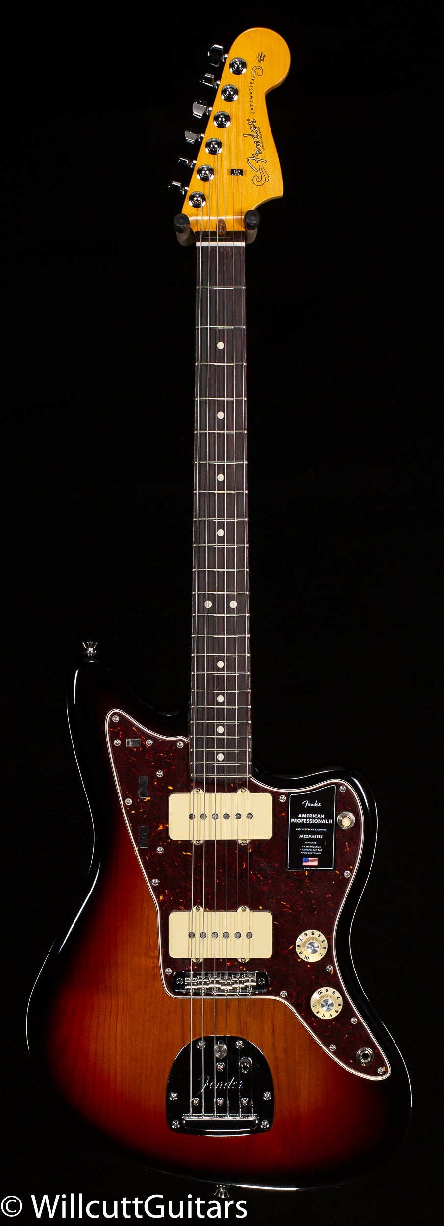 Fender American Professional II Jazzmaster Rosewood Fingerboard 3-Color Sunburst (633)