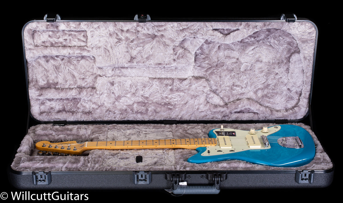 Fender American Professional II Jazzmaster Maple Fingerboard Miami Blue (938)