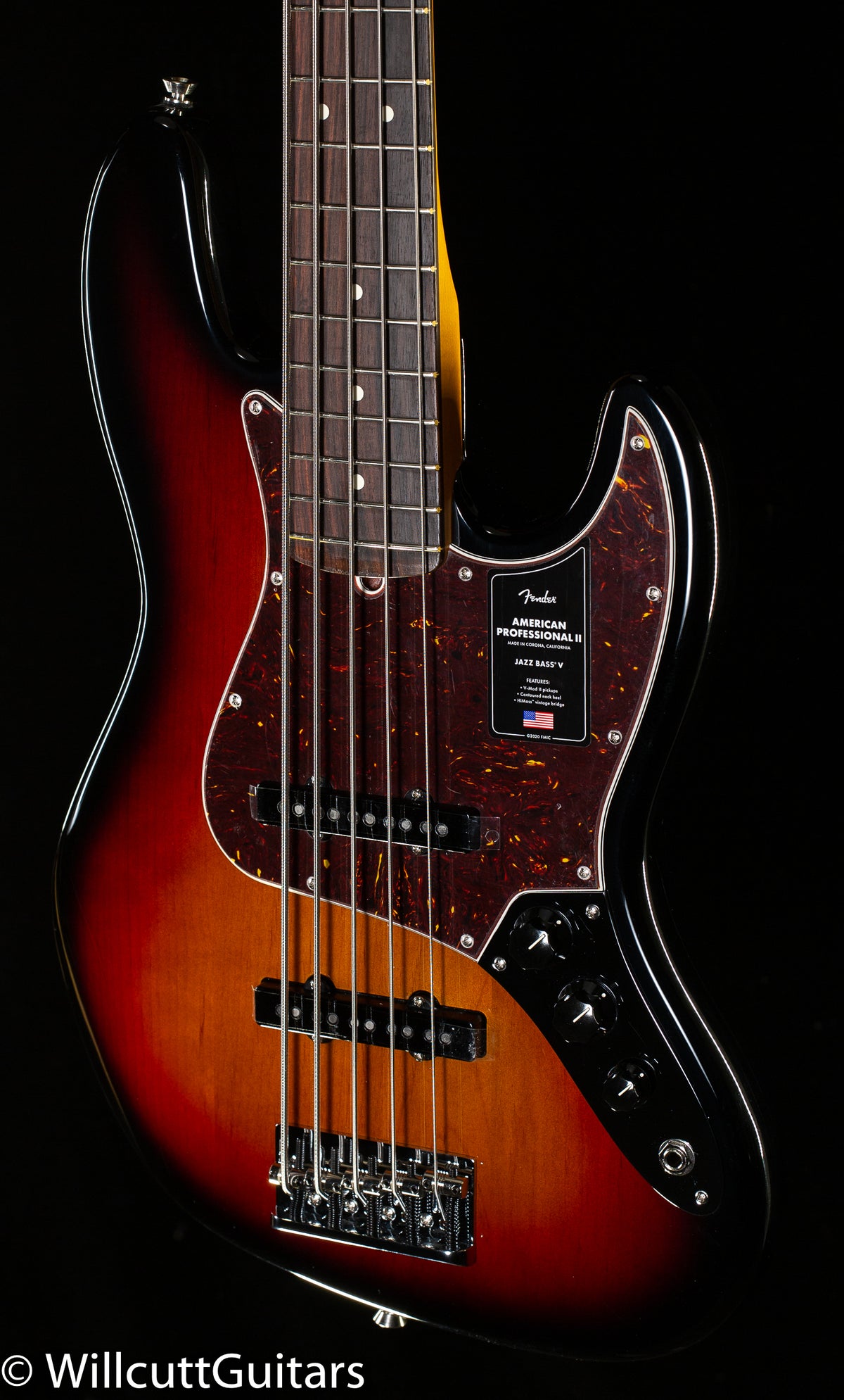 Fender American Professional II Jazz Bass V Rosewood Fingerboard 3-Color (769)