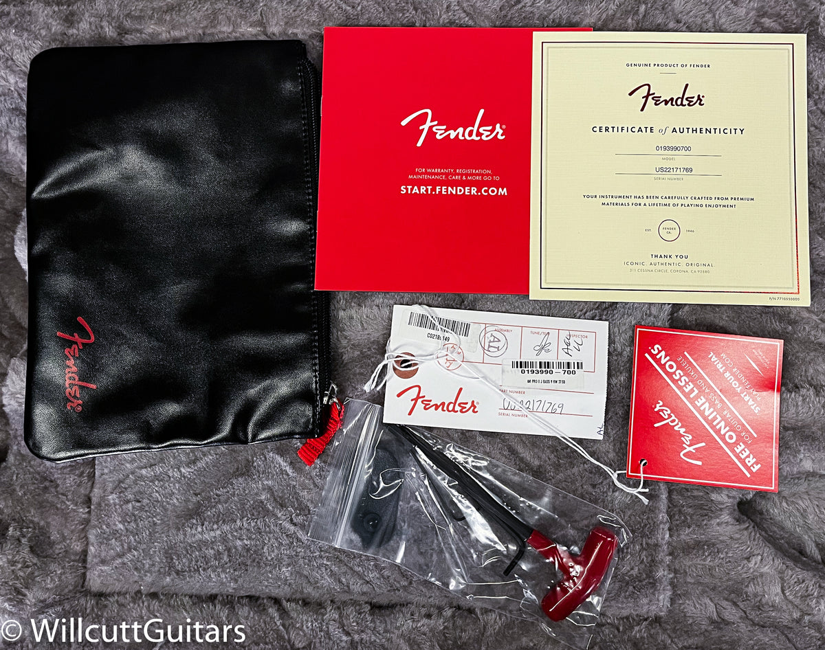 Fender American Professional II Jazz Bass V Rosewood Fingerboard 3-Color (769)