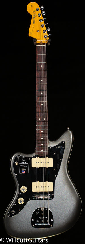 Fender American Professional II Jazzmaster Rosewood Fingerboard Mercury Lefty (956)