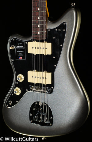 Fender American Professional II Jazzmaster Rosewood Fingerboard Mercury Lefty (956)