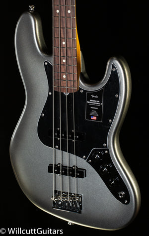 Fender American Professional II Jazz Bass Rosewood Fingerboard Mercury (476)