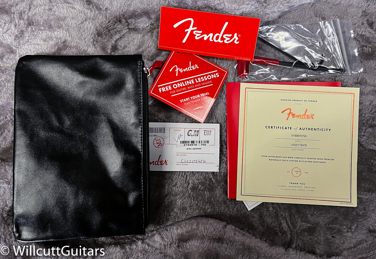 Fender American Professional II Jazz Bass Rosewood Fingerboard Mercury (476)