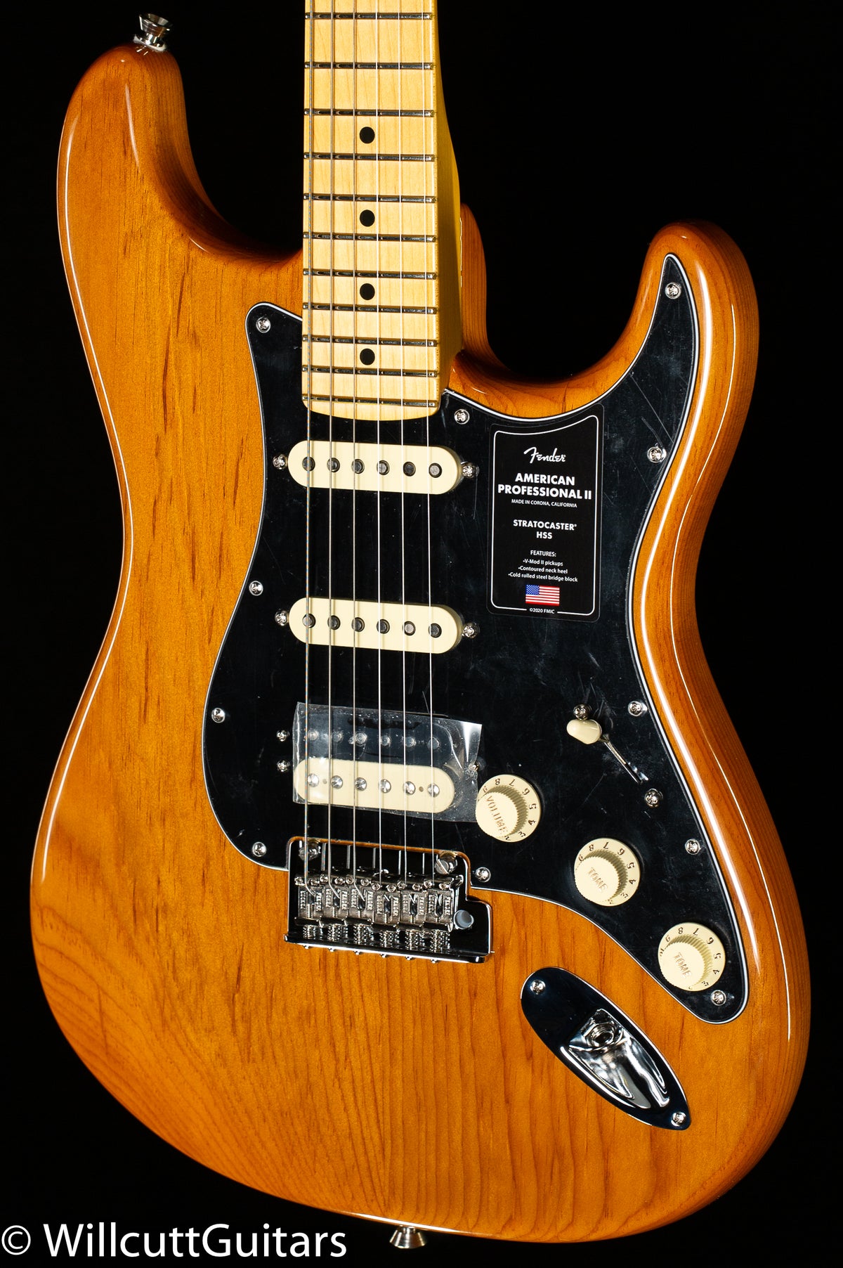 Fender American Professional II Stratocaster HSS Maple Fingerboard Roasted Pine (595)