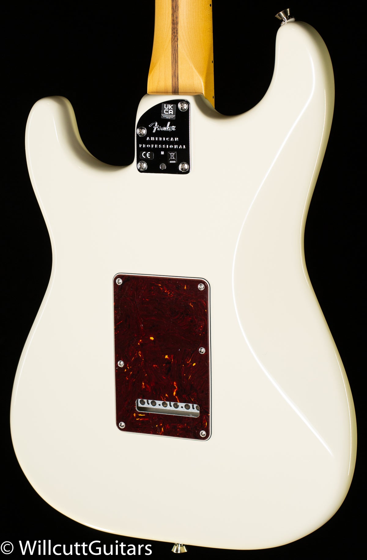 Fender American Professional II Stratocaster HSS Maple Fingerboard Olympic White (573)