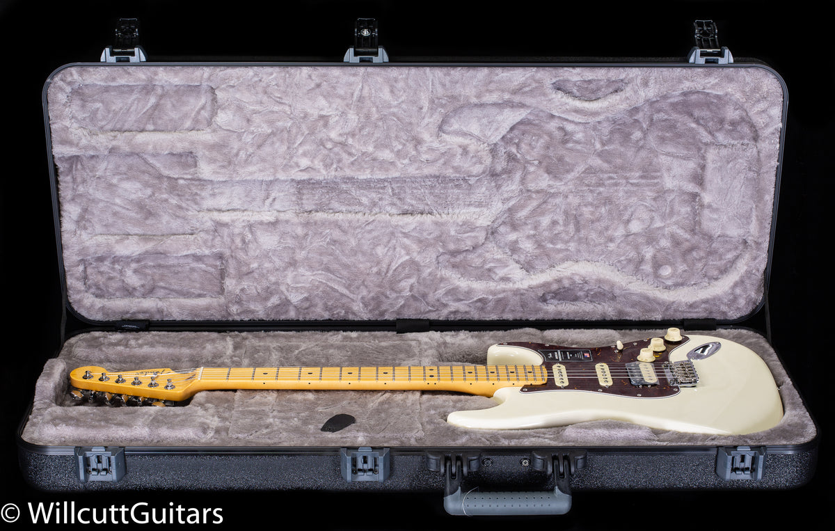 Fender American Professional II Stratocaster HSS Maple Fingerboard Olympic White (573)