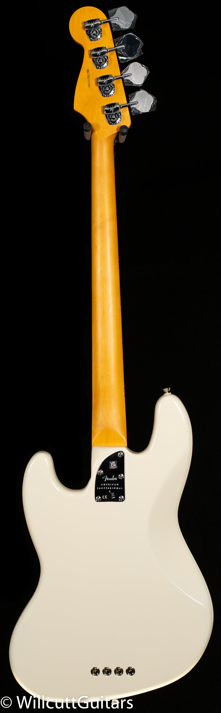Fender American Professional II Jazz Bass Maple Fingerboard Olympic White (551)