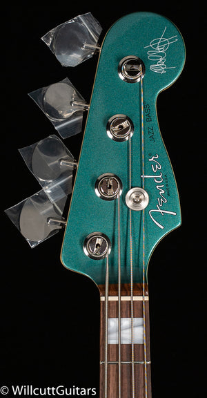 Fender Adam Clayton Jazz Bass Rosewood Fingerboard Sherwood Green Metallic (599)
