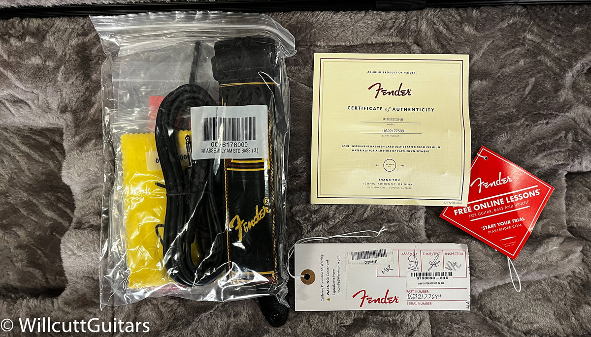 Fender Adam Clayton Jazz Bass Rosewood Fingerboard Sherwood Green Metallic (599)