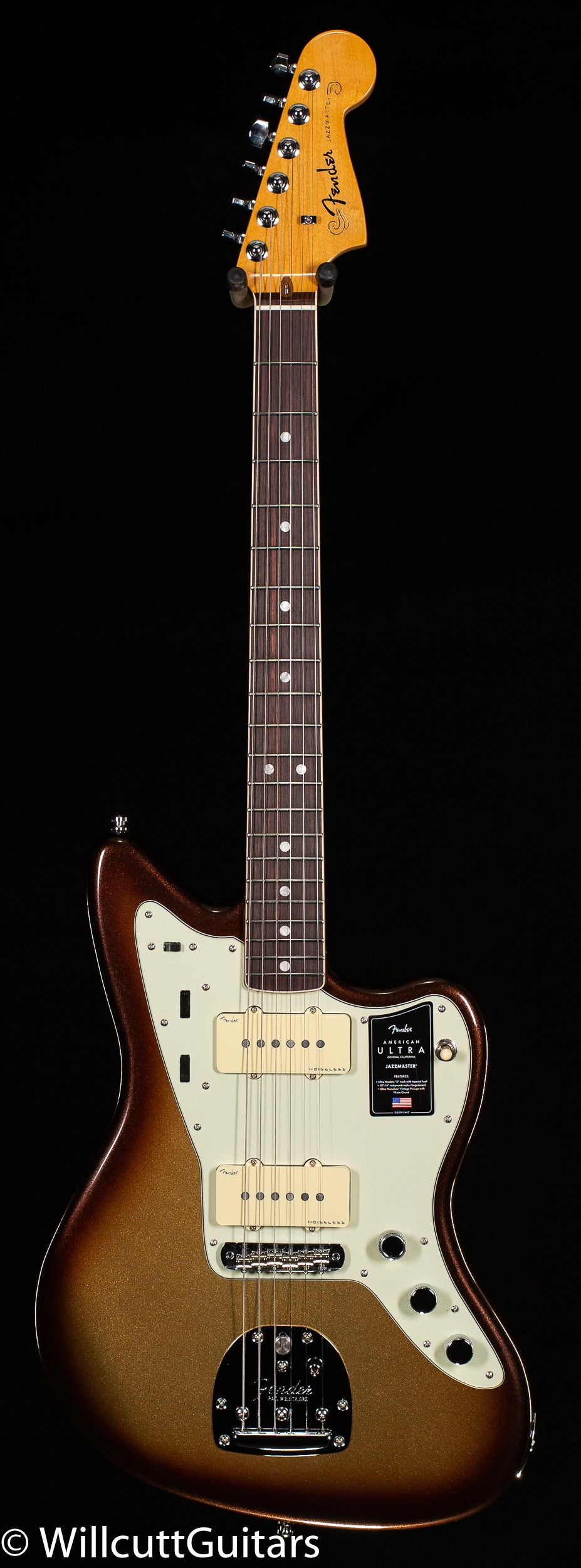 Fender American Ultra Jazzmaster Rosewood Fingerboard Mocha Burst (704 -  Willcutt Guitars