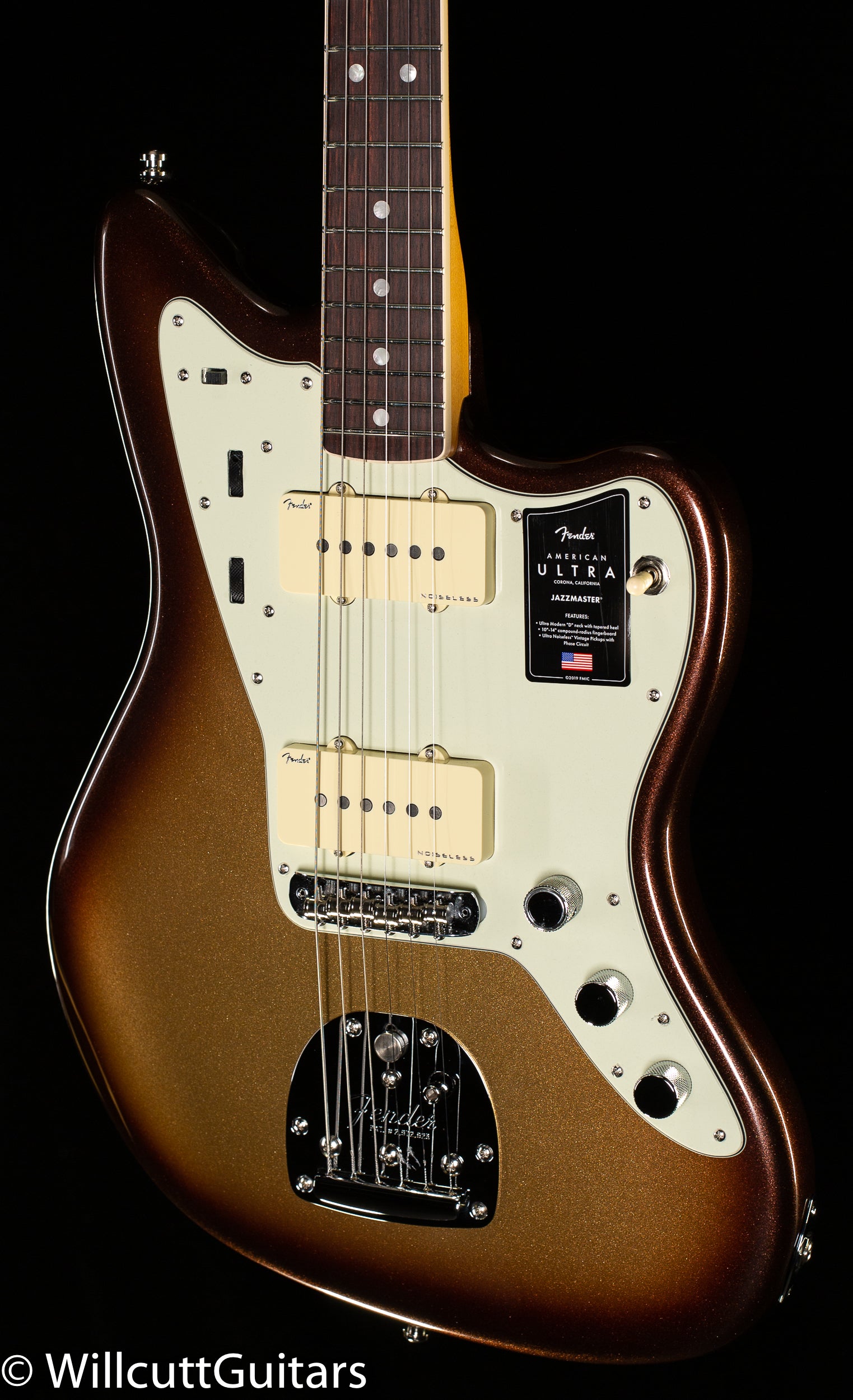 Fender American Ultra Jazzmaster Rosewood Fingerboard Mocha Burst 