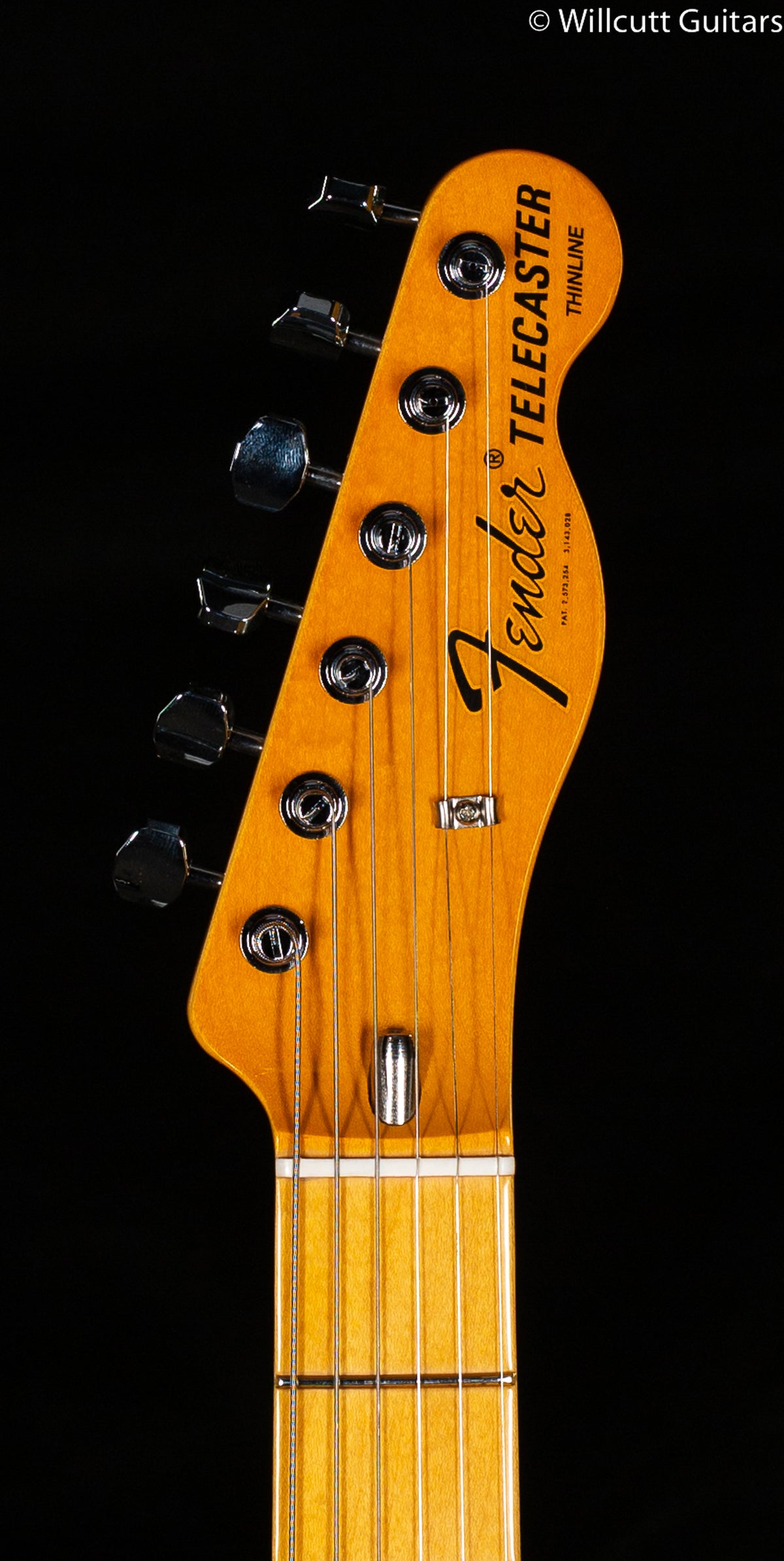 Fender American Vintage II 1972 Telecaster Thinline Maple Fingerboard 3-Color Sunburst (221)