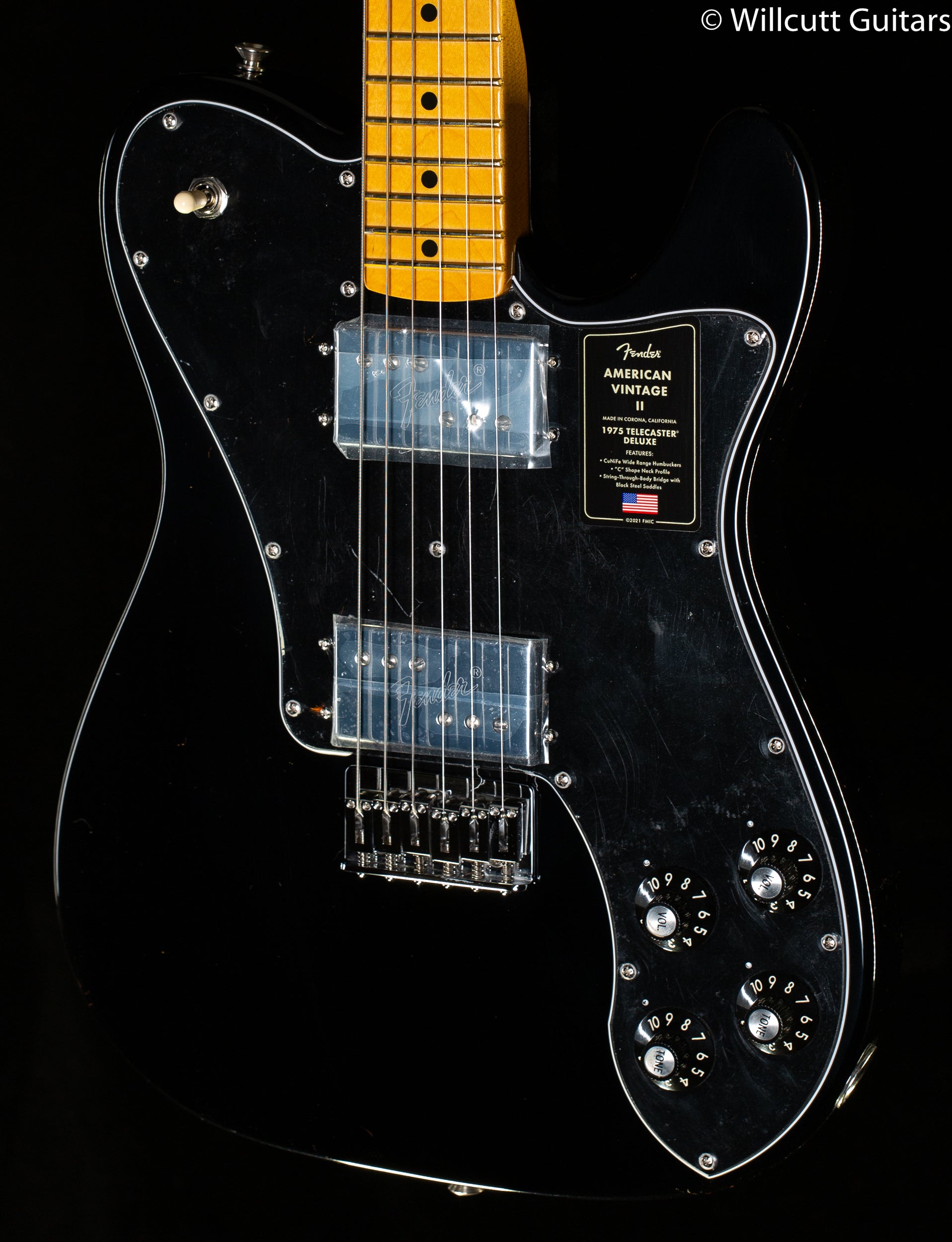 Fender American Vintage II 1975 Telecaster Deluxe Black (639