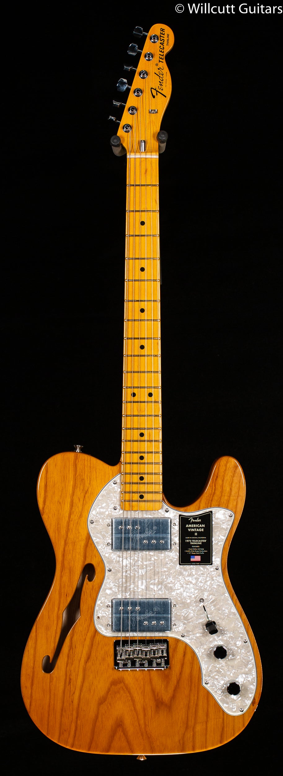 Fender American Vintage II 1972 Telecaster Thinline Aged Natural (710)