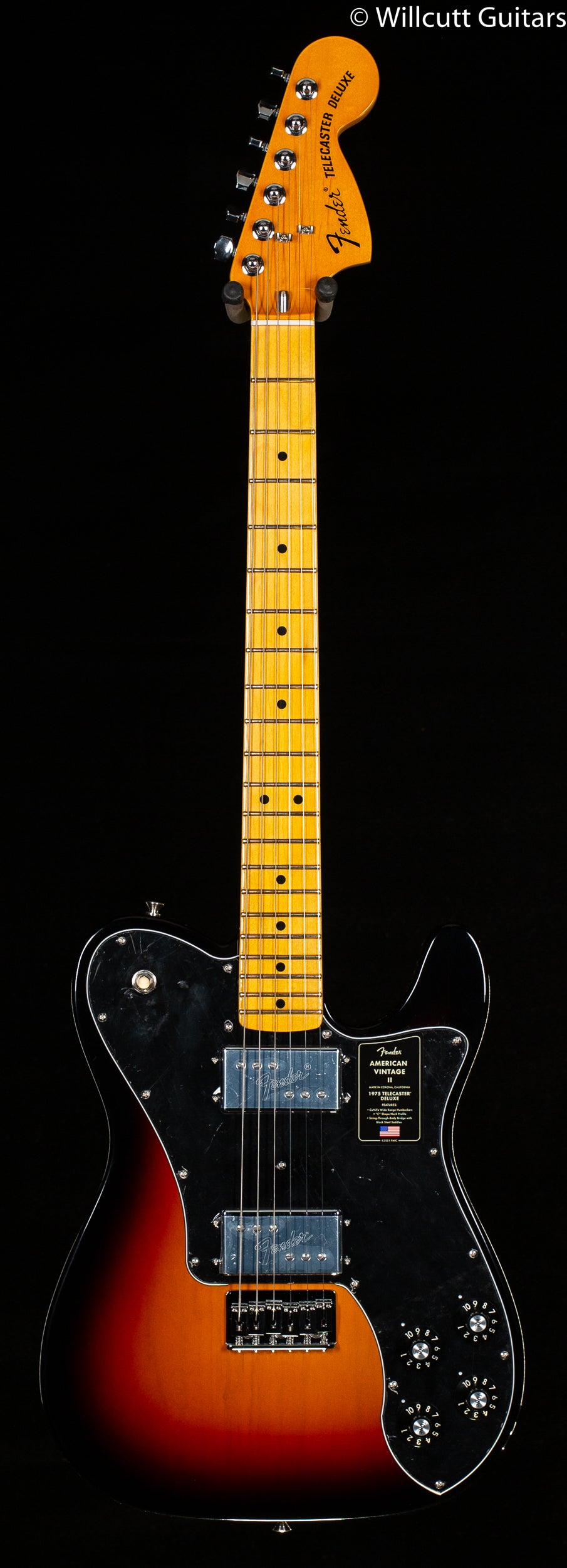 Fender American Vintage II 1975 Telecaster Deluxe 3-Color Sunburst (804)
