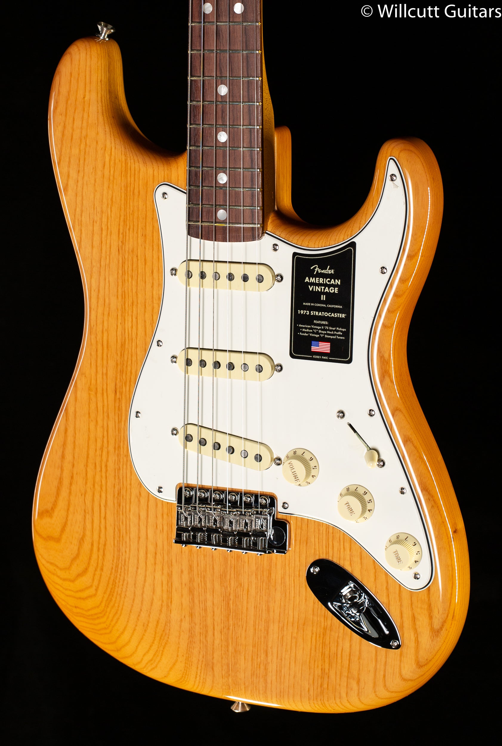 Fender American Vintage II 1973 Stratocaster Aged Natural (852 