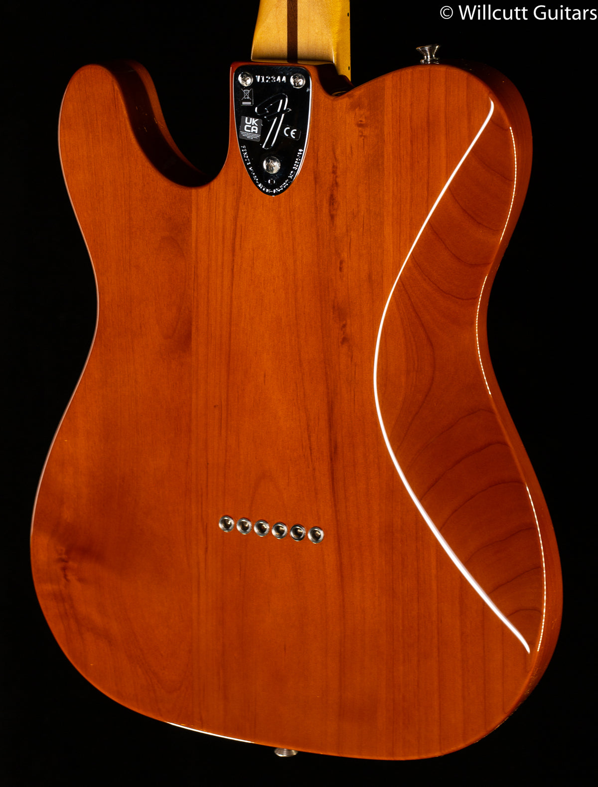 Fender American Vintage II 1975 Telecaster, Deluxe, Maple Fingerboard, Mocha (344)