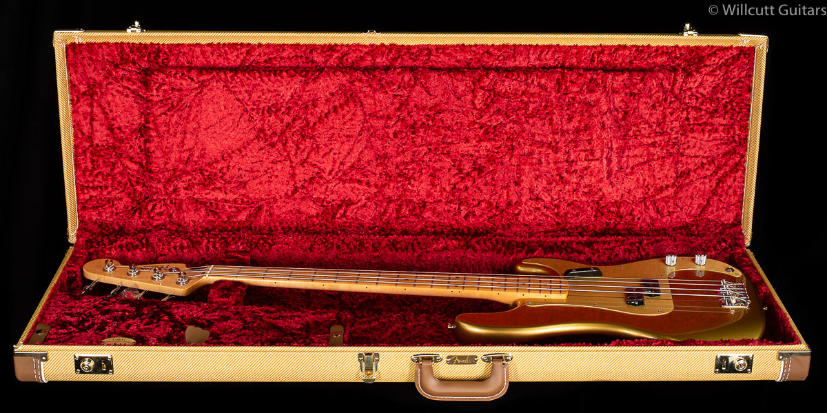 Fender American Original &#39;50s Precision Bass Aztec Gold Bass Guitar