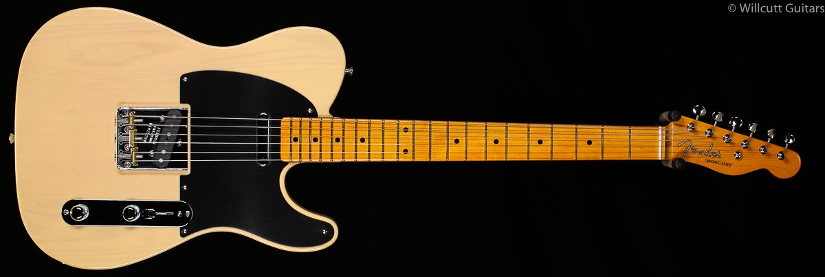 Fender 70th Anniversary Broadcaster Blackguard Blonde Maple Fingerboard