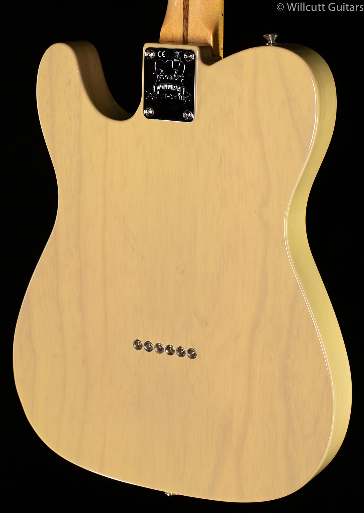 Fender 70th Anniversary Broadcaster Blackguard Blonde Maple Fingerboard