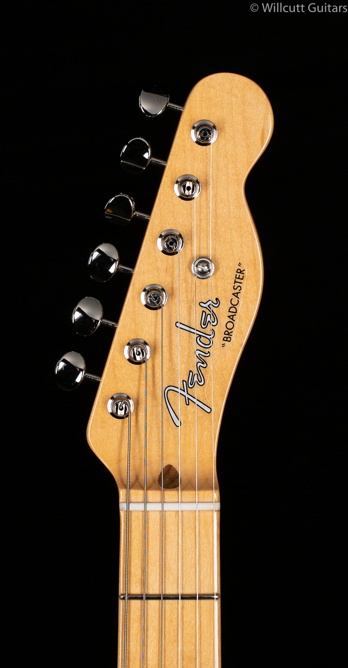 Fender 70th Anniversary Broadcaster Blackguard Blonde Maple Fingerboard