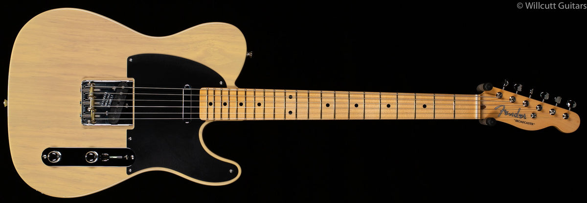 Fender 70th Anniversary Broadcaster Blackguard Blonde Maple Fingerboard