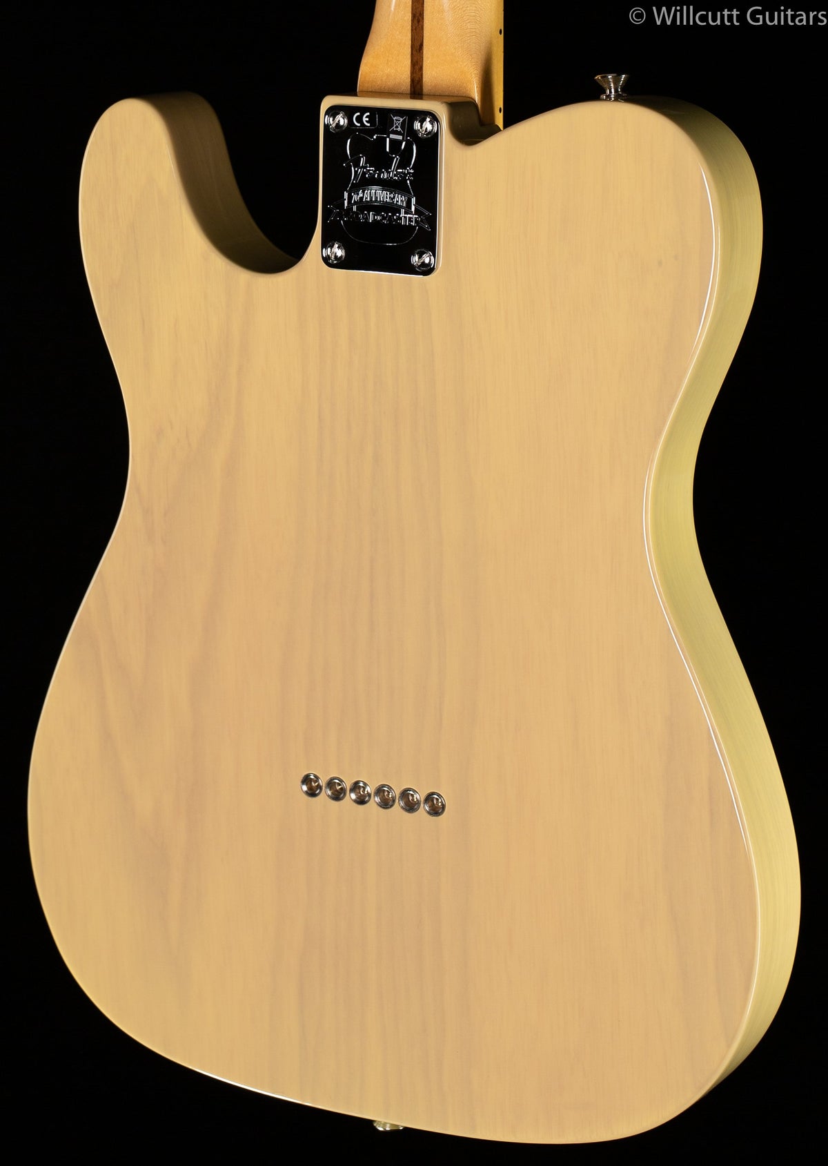 Fender 70th Anniversary Broadcaster Blackguard Blonde Maple Fingerboard