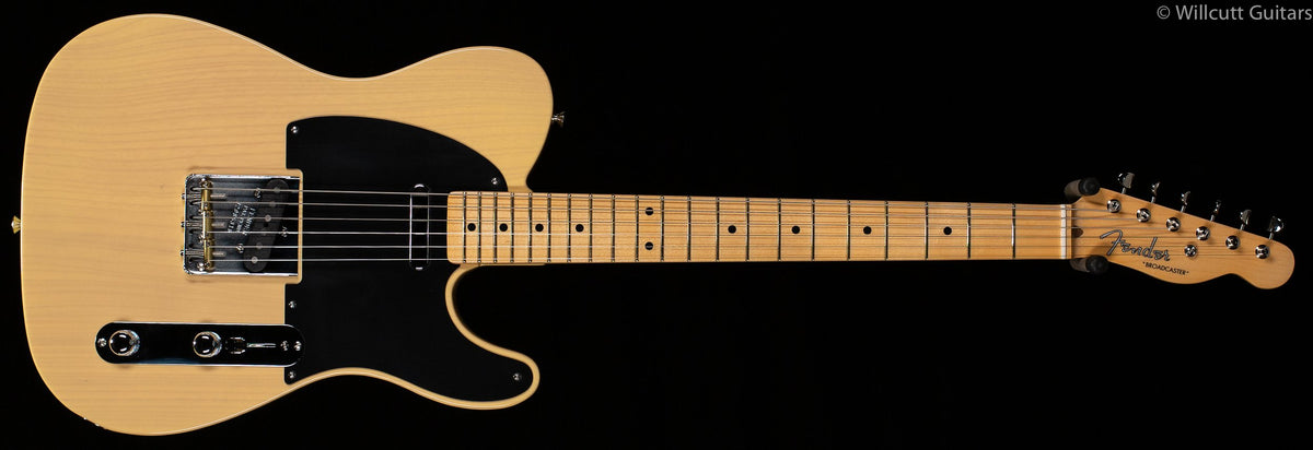 Fender 70th Anniversary Broadcaster Blackguard Blonde Maple Fingerboard