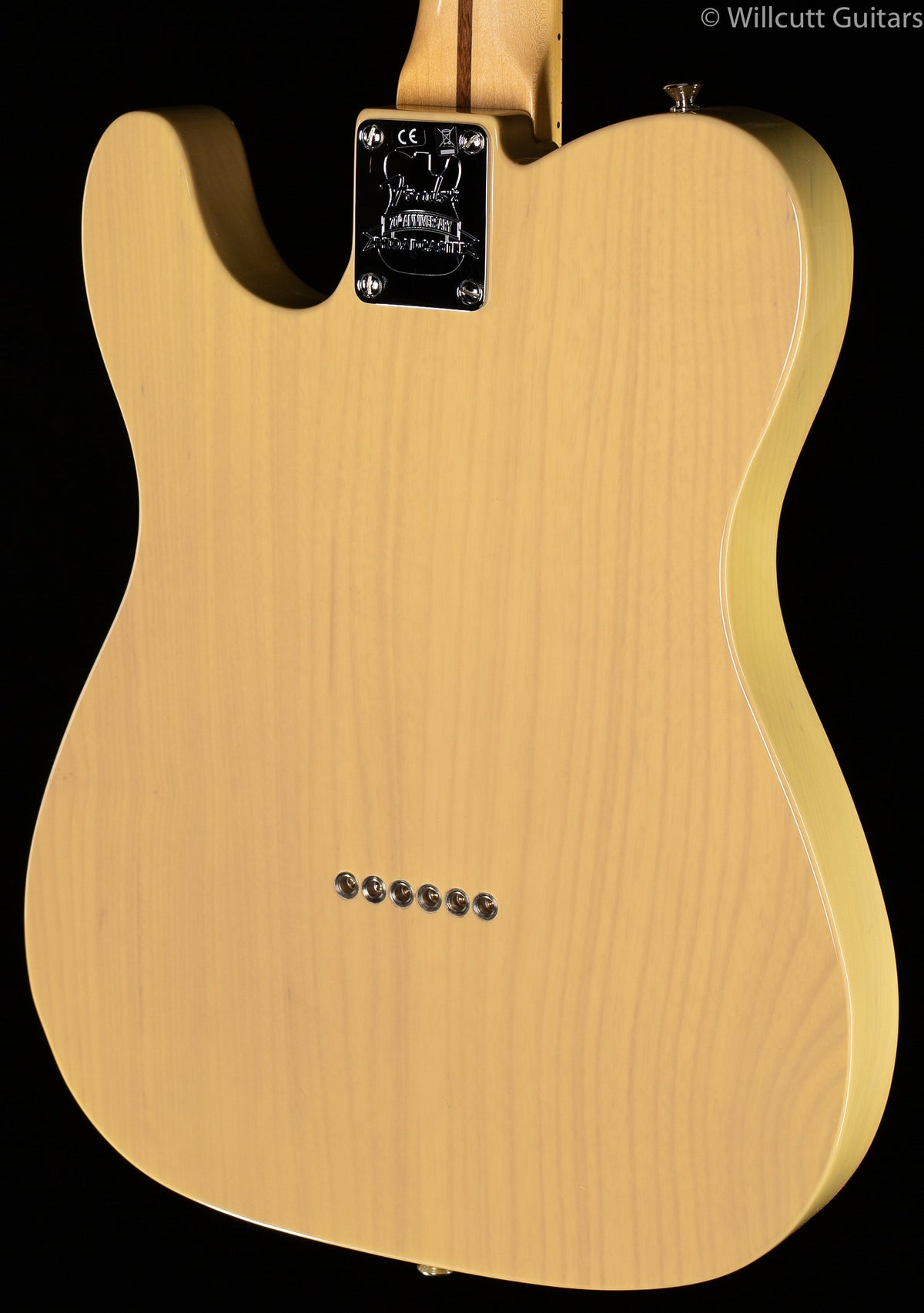 Fender 70th Anniversary Broadcaster Blackguard Blonde Maple Fingerboard