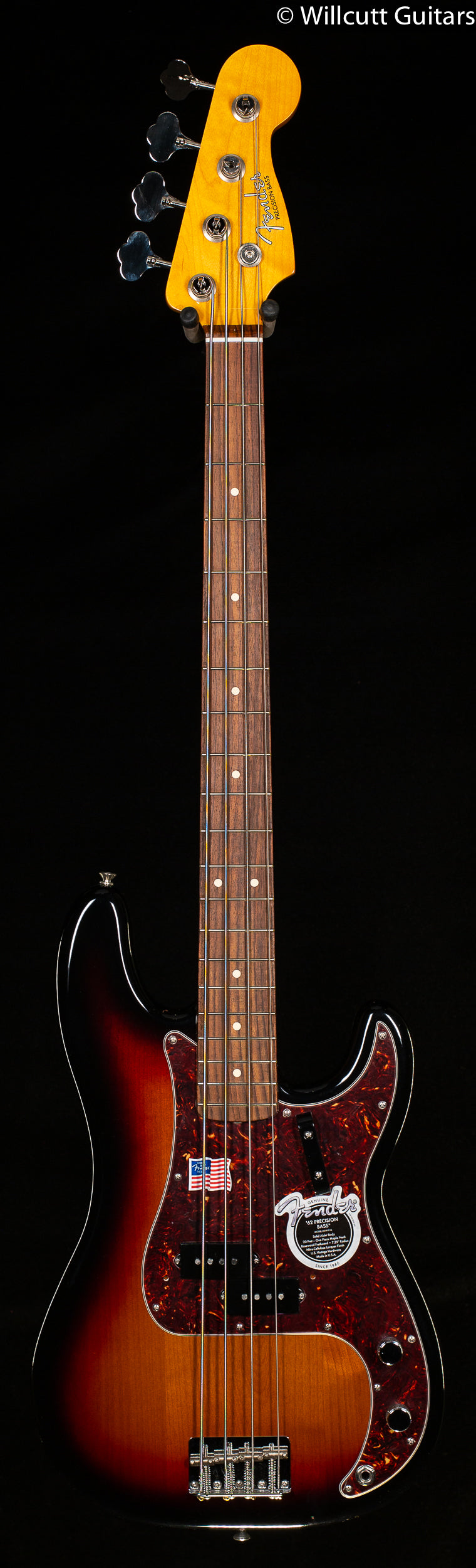 Fender American Vintage '62 Precision Bass 3-Color Sunburst DEMO 