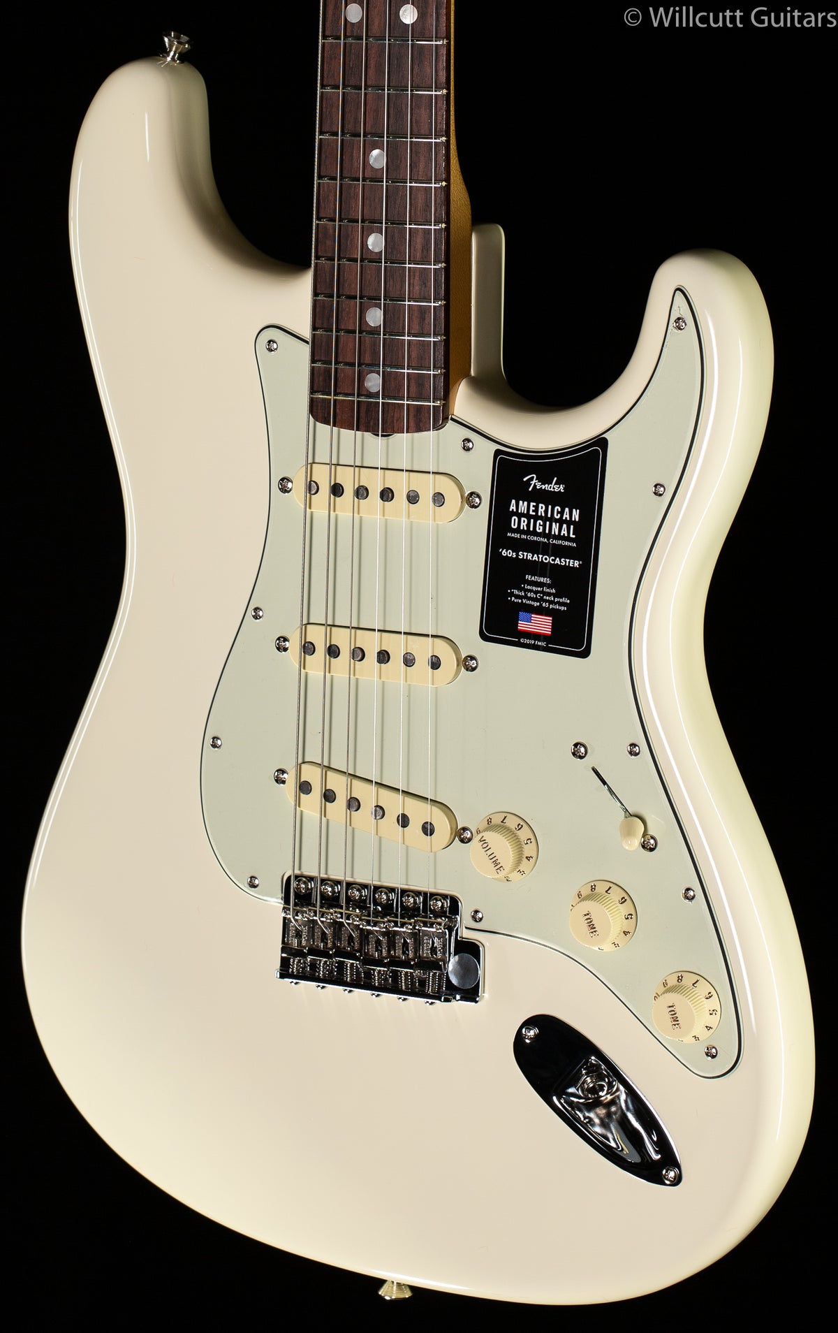 Fender American Original 60s Strat Olympic White Rosewood
