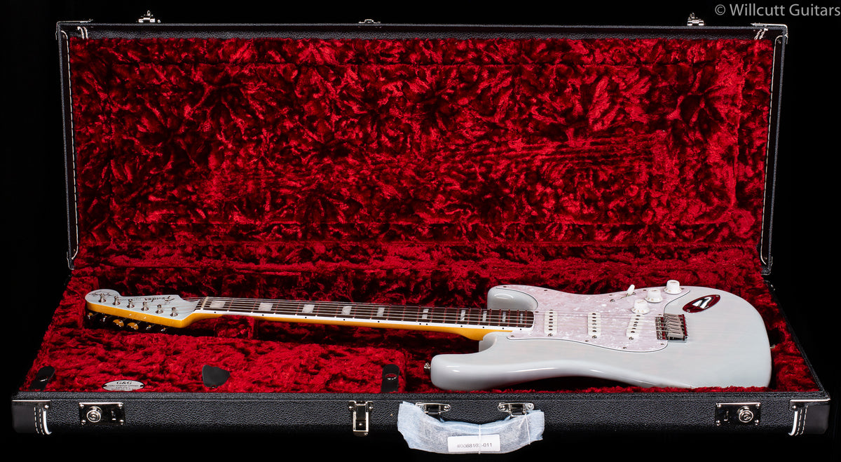 Fender Kenny Wayne Shepherd Stratocaster Transparent Faded Sonic Blue Rosewood Fingerboard DEMO