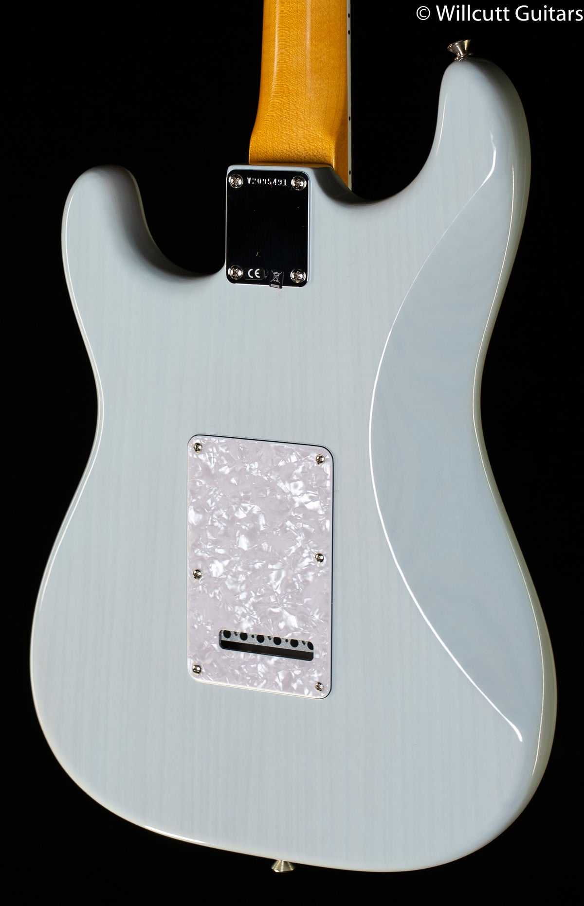 Fender Kenny Wayne Shepherd Stratocaster Transparent Faded Sonic Blue Rosewood Fingerboard DEMO