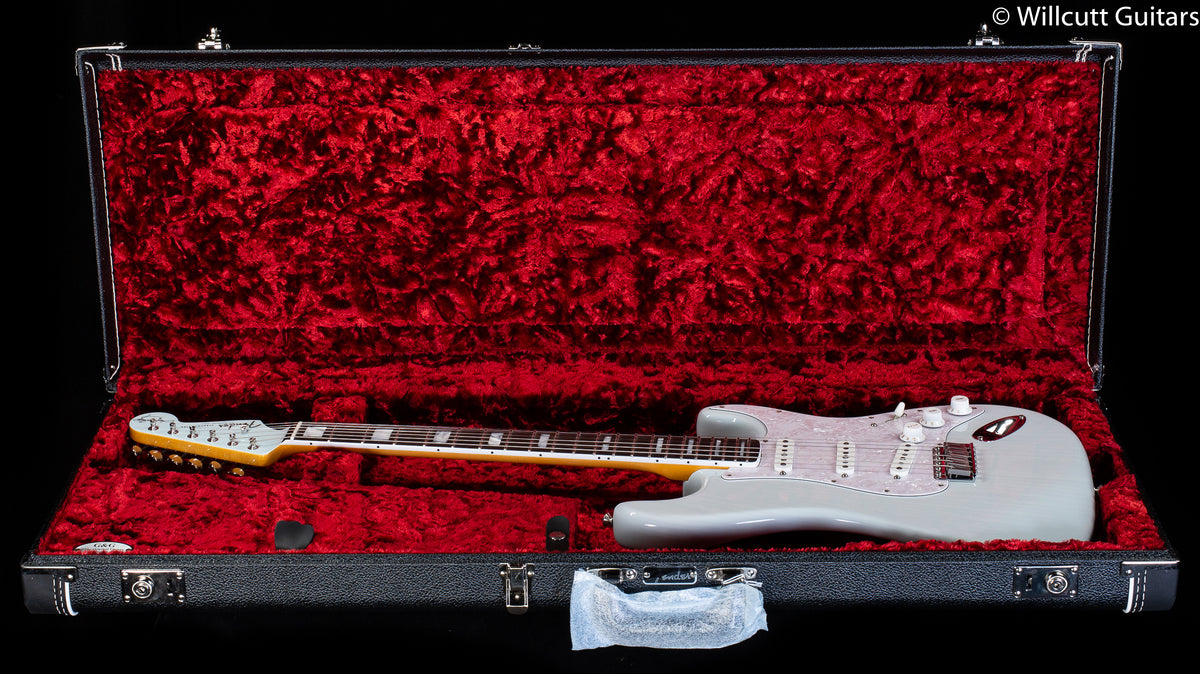 Fender Kenny Wayne Shepherd Stratocaster Transparent Faded Sonic Blue Rosewood Fingerboard DEMO