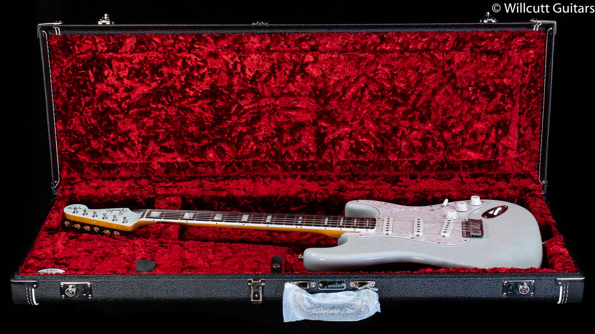 Fender Kenny Wayne Shepherd Stratocaster Transparent Faded Sonic Blue Rosewood Fingerboard DEMO