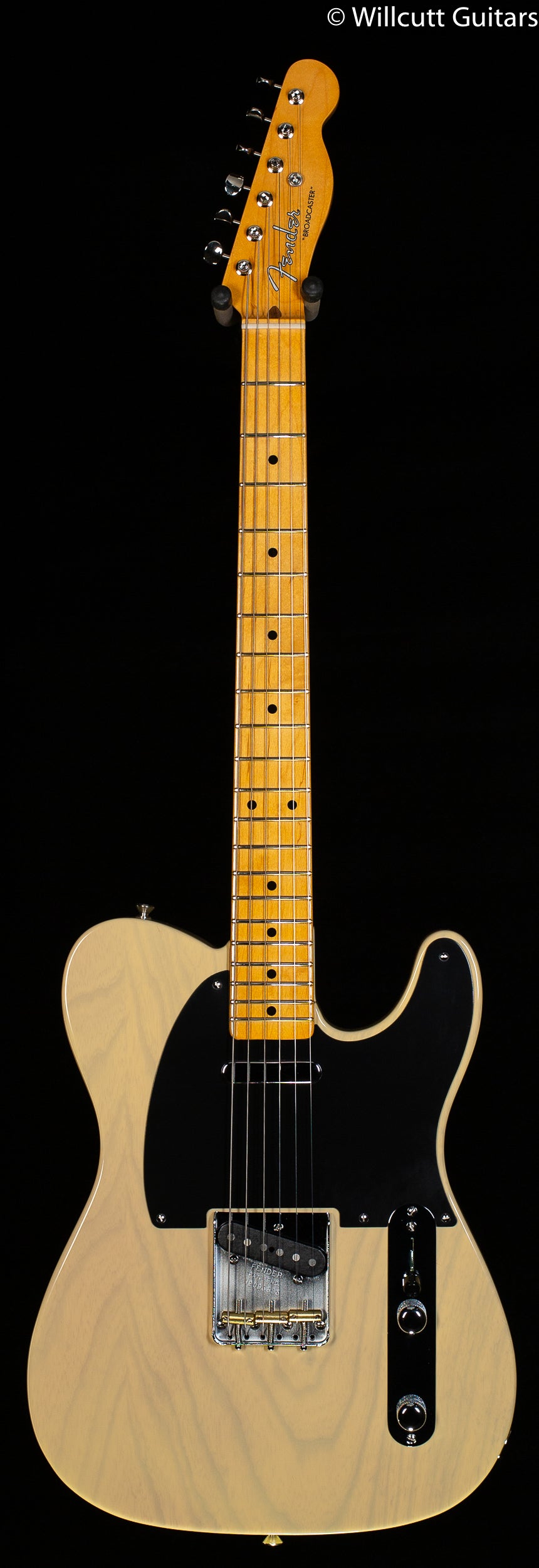 Fender 70th Anniversary Broadcaster Blackguard Blonde Maple Fingerboard