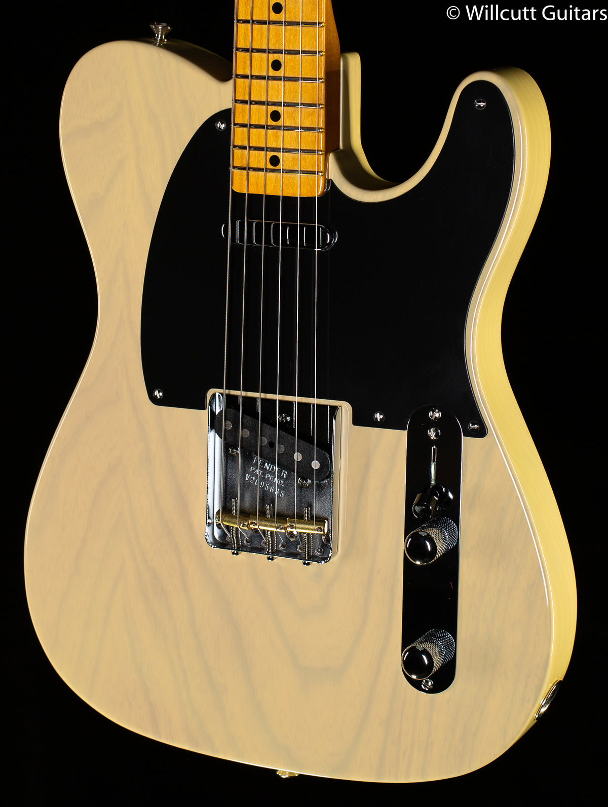Fender 70th Anniversary Broadcaster Blackguard Blonde Maple Fingerboard