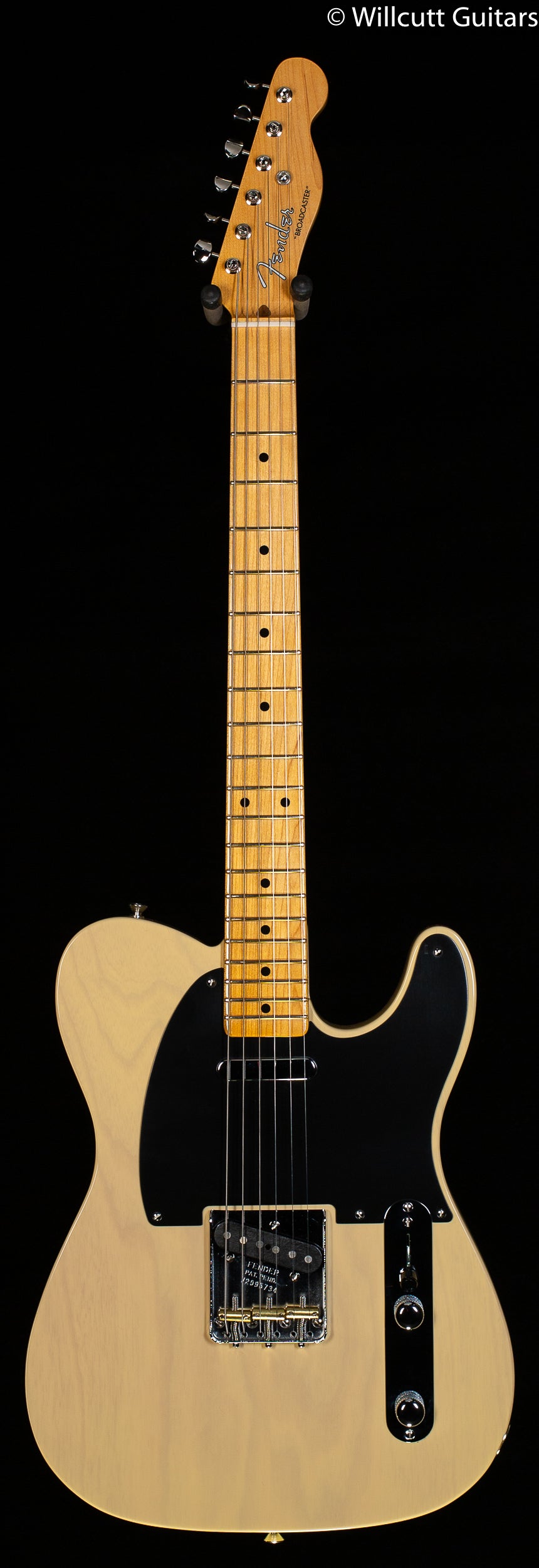 Fender 70th Anniversary Broadcaster Blackguard Blonde Maple Fingerboard