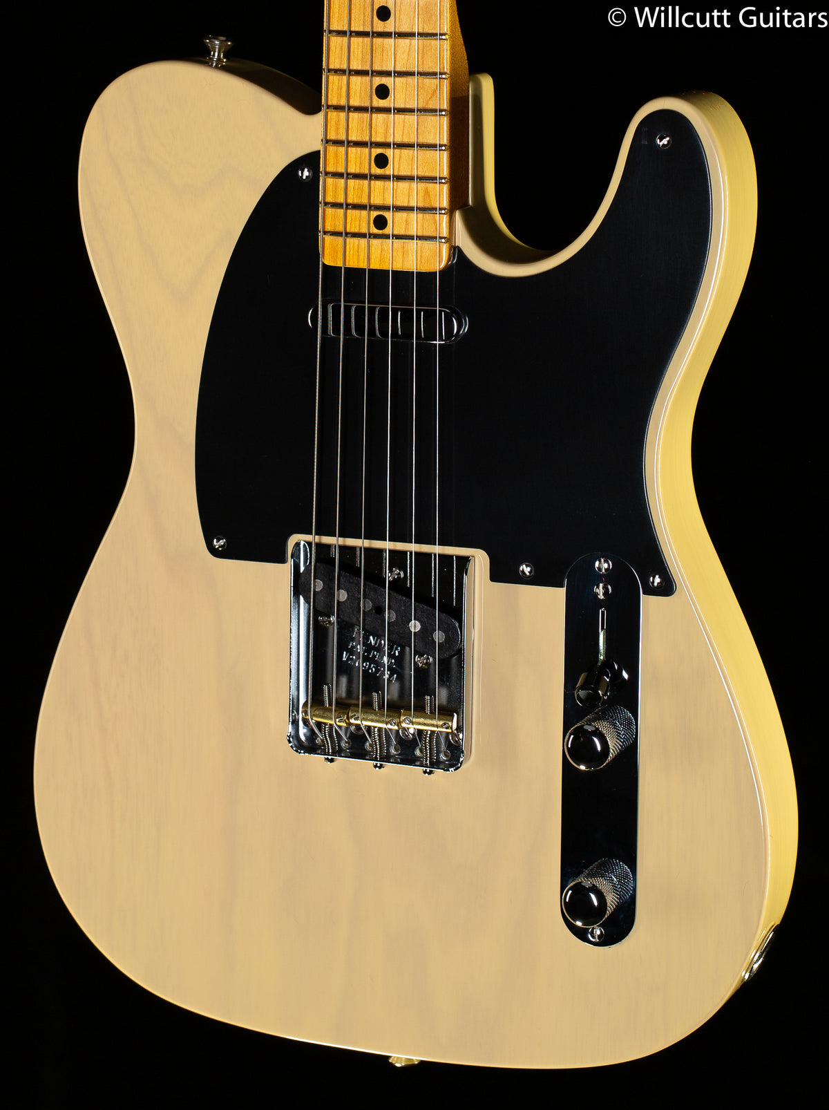 Fender 70th Anniversary Broadcaster Blackguard Blonde Maple Fingerboard