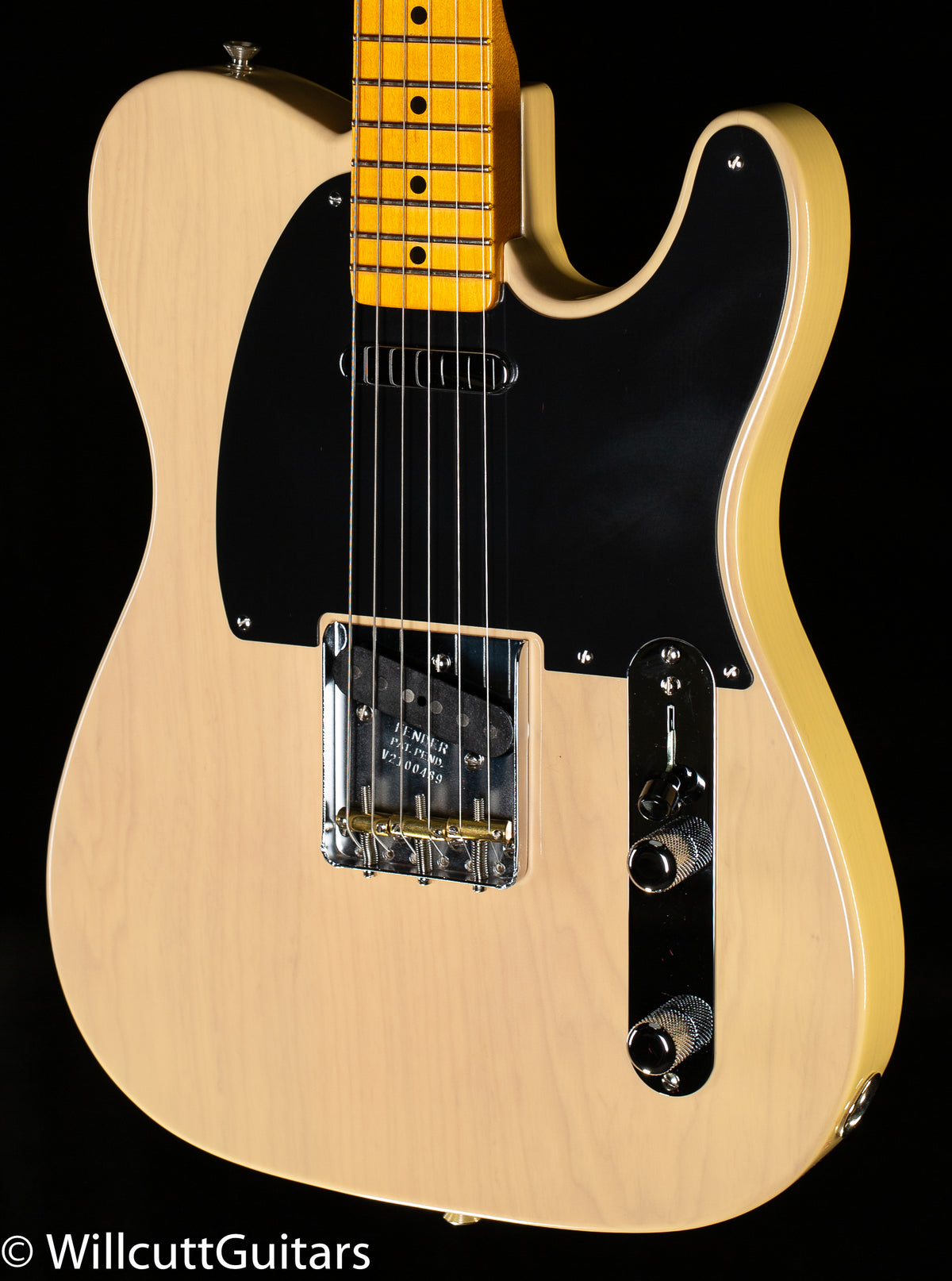 Fender 70th Anniversary Broadcaster Maple Fingerboard Blackguard Blonde (489)